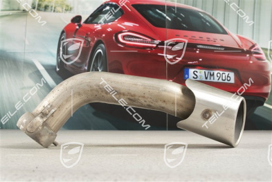 Exhaust system tail pipe, standard tailpipe, 4-pipe look, inner, L