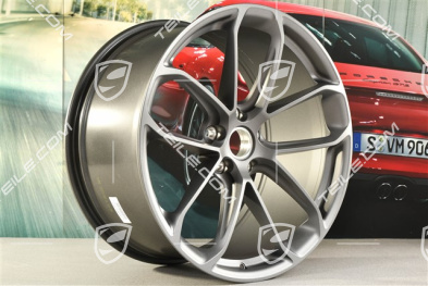 22-inch GT Design wheel rim, 11.5J x 22 ET52, vesuvio grey