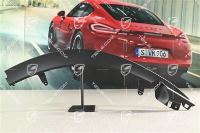 Zierleiste für Heckleuchte, Schwarzmatt, L