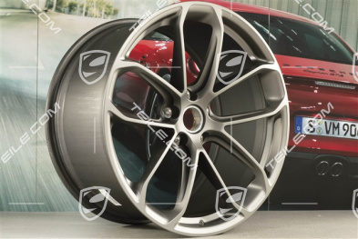 22" GT Design Felge, 11,5J x 22 ET52, Platinum Seidenmatt