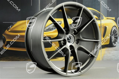 20" komplet felg Carrera S III, 8J x 20 ET57 + 9,5J x 20 ET45, platyna
