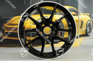 20-inch Carrera S (III) rims set, 8,5J x 20 RT51 + 11J x 20 ET70, wheel spokes painted Black