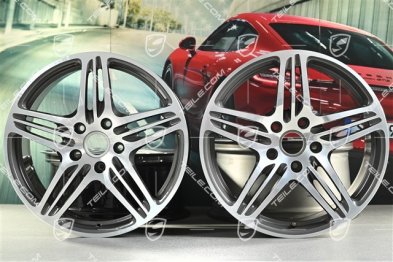 19" Komplet felg TURBO I, przód 8J x 19 ET57 + tył 9,5J x 19 ET46