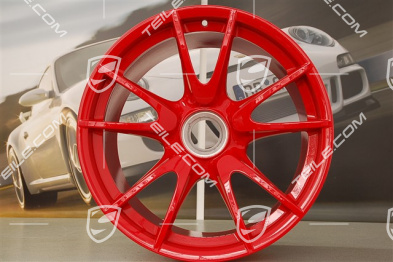 19" Komplet felg GT3RS II 4.0 / GT2RS, Czerwień Indyjska, przód 9J x 19 ET47+ tył 12J x 19 ET48