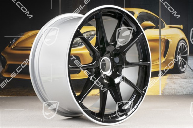19" Boxster Spyder Felgensatz, Sondermodell Black Edition, schwarz, 10J x 19 ET42 + 8,5J x 19 ET55
