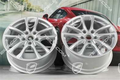 19" wheel rim set Panamera S, 9J x 19 ET64 + 10,5J x 19 ET62