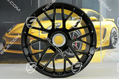 20" Komplet felg Turbo S, centalne mocowanie, 8,5J x 20 ET51 + 11J x 20 ET59, czarny satynowy półmat