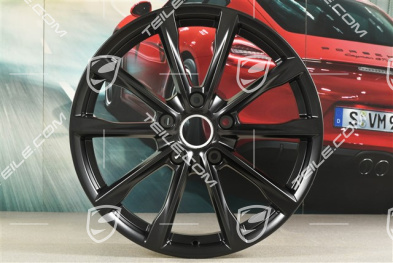 19-inch wheel rim Boxster S, 8J x 19 ET57, black satin matt