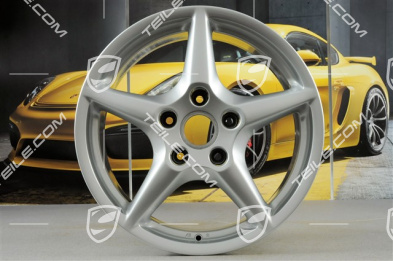 18" Komplet felg Carrera III, 8J x 18 ET57 + 10J x 18 ET58, C2 / C2S