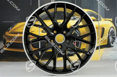 21-inch wheel rim Panamera Sport Design, 11,5J x 21 ET69, black high gloss