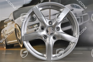 17-inch Cayman II wheel set, front 7J x 17 ET55 + rear 8,5J x 17 ET40