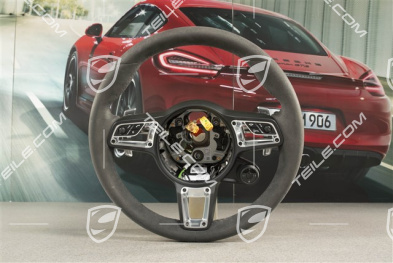 Kierownica sportowa GT, Alcantara czarna, multifunkcyjna, podgrzewana, Sport Chrono Plus