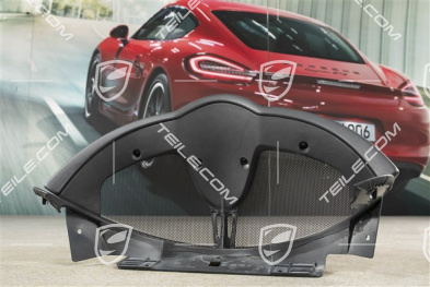 Dashboard trim / Instrument cluster cover, Black