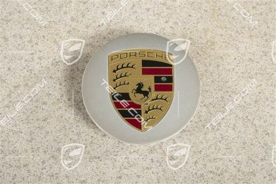 Radzierdeckel, konvex, Wappen farbig, brillantchrom