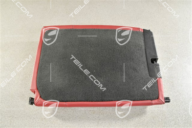Convertible, Back seat backrest, leather Carrera Red, R