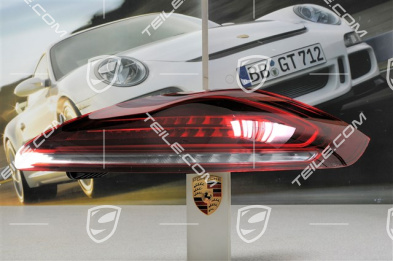 Rear light black-red, facelift, set (L+R)