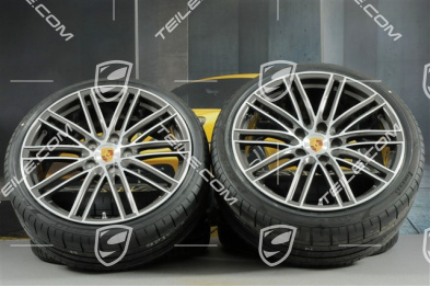 20" Turbo IV koła letnie komplet, felgi 8,5J x 20 ET57 + 10,5J x 20 ET47 + opony letnie 235/35 ZR20 + 265/35 ZR20, z czujnikami ciśnienia