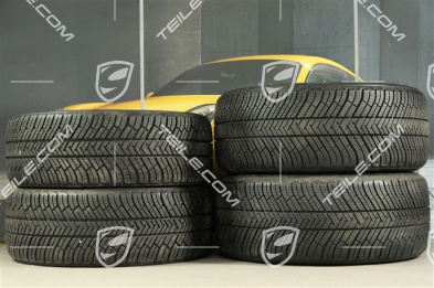 19" Winterräder Satz Boxster S, Felgen 8J x 19 ET57 + 9,5J x 19 ET45 + NEUE Reifen Michelin Pilot Alpin 4 235/40 R19 + 265/40 R19, ohne RDK-Sensoren