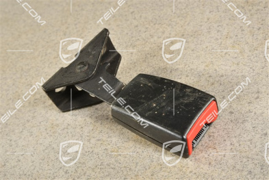 Seat belt buckle, rear