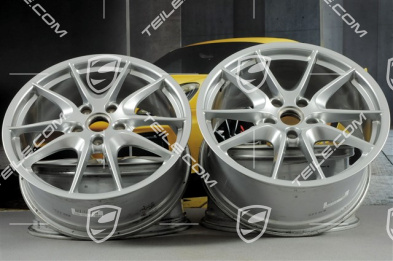 20" Felgensatz, Carrera S III, 8J x 20 ET57 + 9,5J x 20 ET45, Brilliantchromlack 20" Felgensatz, Carrera S III, 8J x 20 ET57 + 9,5J x 20 ET45, Brilliantchromlack