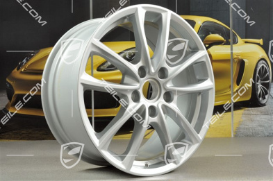 19-inch wheel rim Panamera S, 9J x 19 ET64, Brilliant Silver