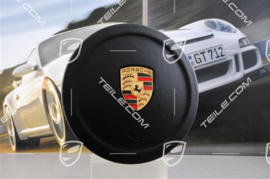 Airbag, Leder, schwarz