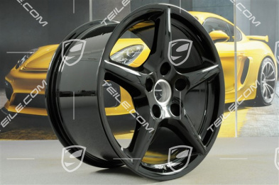 18" Felge Carrera III, 10J x 18 ET58, BBS, schwarz hochglanz