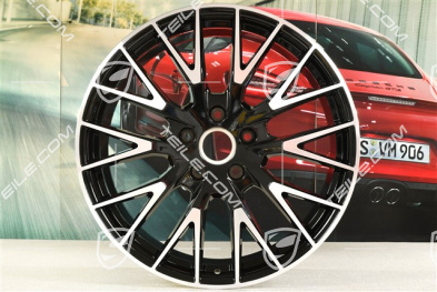 21-inch wheel rim Panamera Exclusive Design, 9,5J x 21 ET71, black high gloss