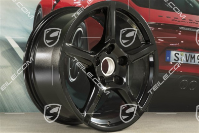 18" Felga Boxster IV, 9J x 18 ET47, czarny wysoki połysk