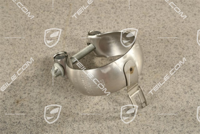 Exhaust system clamp that connects tailpipe to main muffler, 60mm