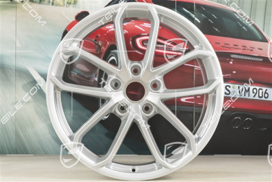 20-inch GT4 wheel rim, 8,5J x 20 ET61, blilliant silver