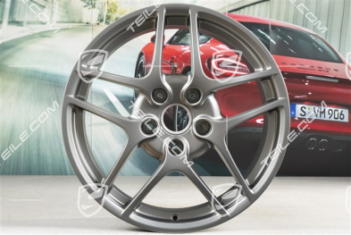 19-inch Carrera S II (Facelift) wheel set, 8J x 19 ET57 + 11J x 19 ET51, Platinum