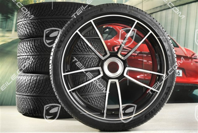 20/21-inch Turbo S winter wheel set, central lock wheel rims 8,5J x 20 ET40 + 11J x 21 ET66 + NEW Michelin winter tyres 245/35 R20 + 305/30 R21