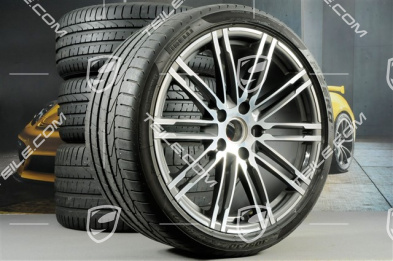20-inch summer wheels set 911 Turbo III, rims 8,5J x 20 ET51 + 11J x 20 ET52 + NEW Pirelli summer tyres 245/35 ZR20 + 305/30 ZR20