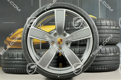 20" Carrera Sport koła letnie komplet, felgi 8,5J x 20 ET57 + 10,5J x 20 ET47 + NOWE opony letnie 235/35 ZR20 + 265/35 ZR20, z czujnikami ciśnienia