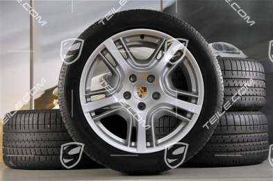 19" Panamera design summer wheels set, rims 9J x 19 ET60 + 10J x 19 ET61 + NEW Michelin summer tyres 255/45 R19 + 285/40 R19
