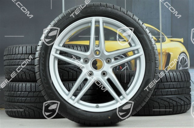 19-inch winter wheels set Carrera, rims 8,5J x 19 ET50 + 11J x 19 ET56 + NEW Pirelli Sottozero II winter tyres 235/40 R19 + 295/35 R19, not for vehicles with PCCB +not for vehicles with rear-axle steering