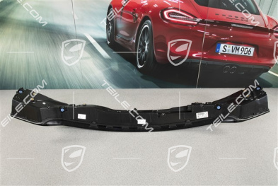 LED Rückleuchten/Heckleuchten, inkl. Leuchtenband, abgedunkelt/schwarz, Satz: links+rechts+mitte, mit „PORSCHE" Schriftzug in Silber