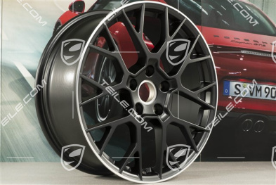 20-inch RS Spyder wheel rim, 8,5J x 20 ET53, black satin matt