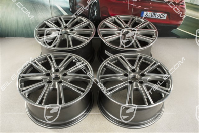 20-inch wheel rim Exclusive Design, 10,5J x 20 ET71 + 9,5J x 20 ET71, for winter use, platinum silver