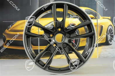 19" Felge Boxster S III, 9,5J x 19 ET45, Achatgraumetallic