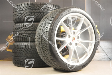 20" koła zimowe, komplet Carrera S (IV), używane felgi 8,5J x 20 ET49 + 11J x 20 ET56 + NOWE opony zimowe Michelin Pilot Alpin PA4 N1 245/35 R20 + 295/30 R20
