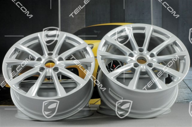 19-inch Boxster S wheel rim set, 8J x 19 ET57 + 10J x 19 ET45