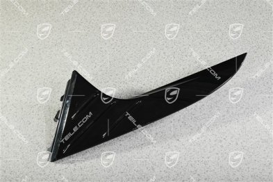 Rear spoiler trim, Black, L