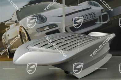 Turbo rear spoiler, incl. rear bonnet (engine lid), set incl. grille and all attachment parts