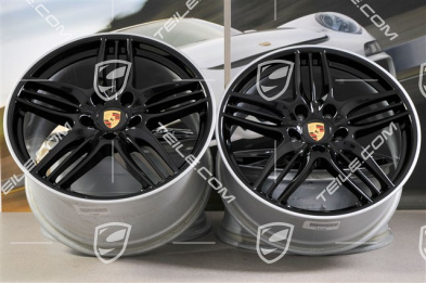 20" Komplet felg Sport Design Black, 8,5J x 20 ET51 + 11J x 20 ET70