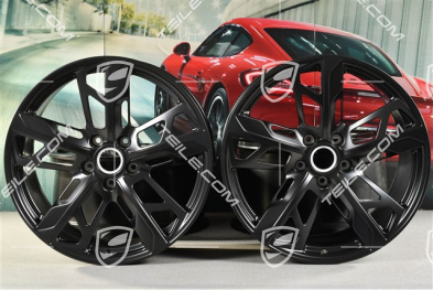 21" Komplet felg Cross Turismo Design, 9,5J x 21 ET60 + 11,5J x 21 ET66, czarny satynowy mat