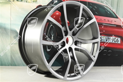 21" Felge Cayenne Exclusive Design, 11J x 21 ET49, vesuvgrau