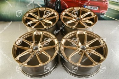 22" komplet felg GT, felgi 10,5J x 22 ET49 + 11,5J x 22 ET52, Neodyme