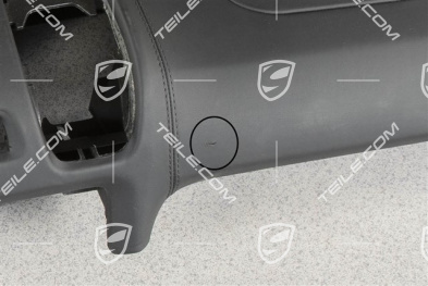 Dashboard, upper part, Leather black